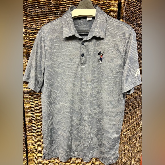 Adidas/Disney-Men's Polo Shirt-Embroidered‎ Mickey logo, Estimated Size: Medium - Picture 1 of 1